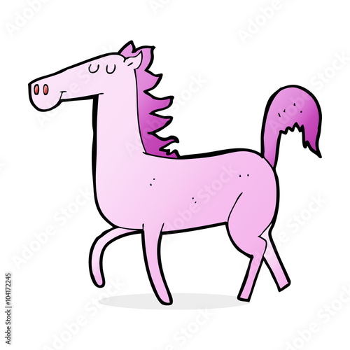 cartoon horse