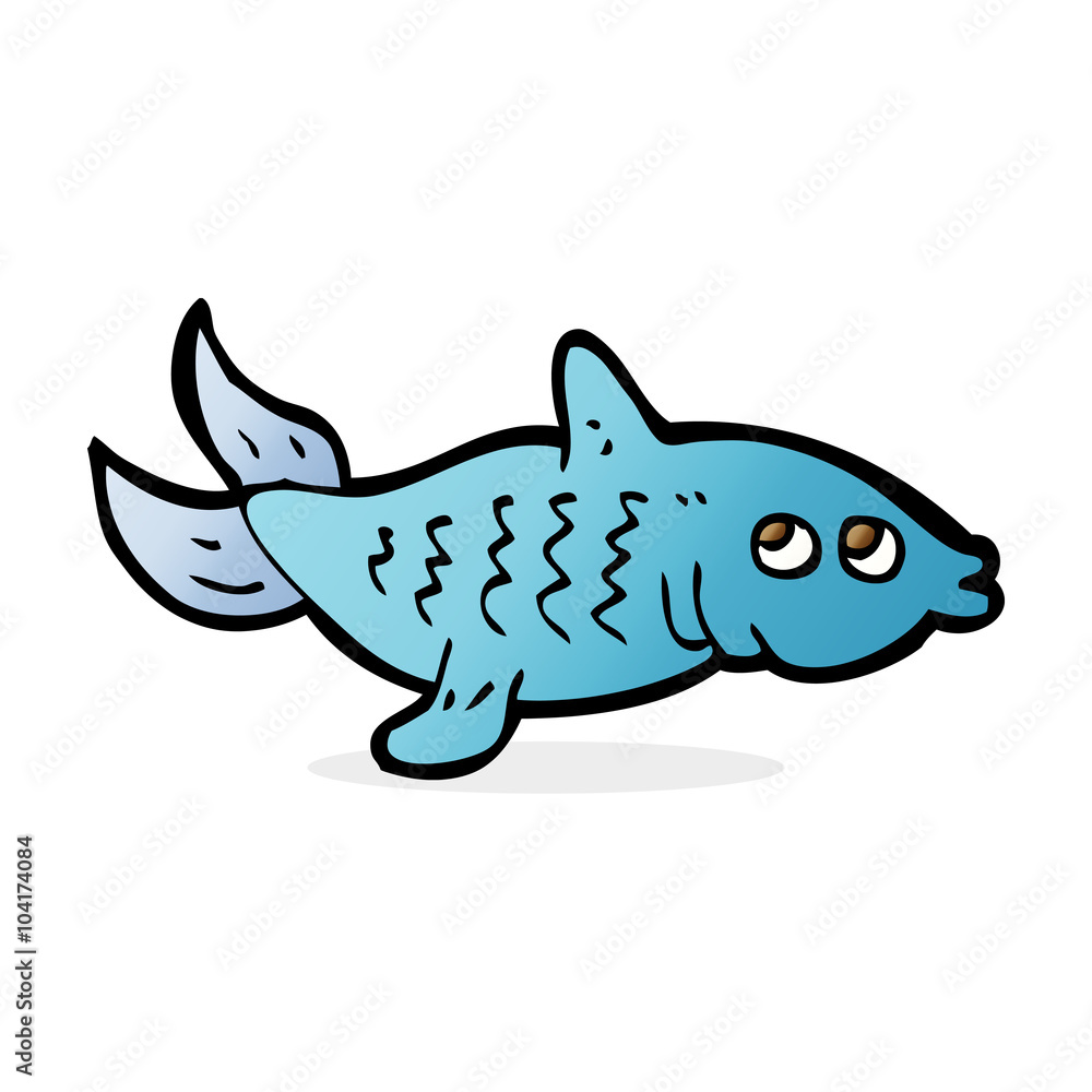 Fototapeta premium cartoon fish