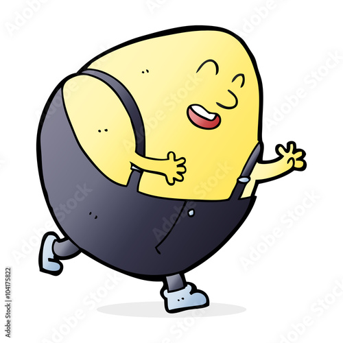 cartoon humpty dumpty egg character