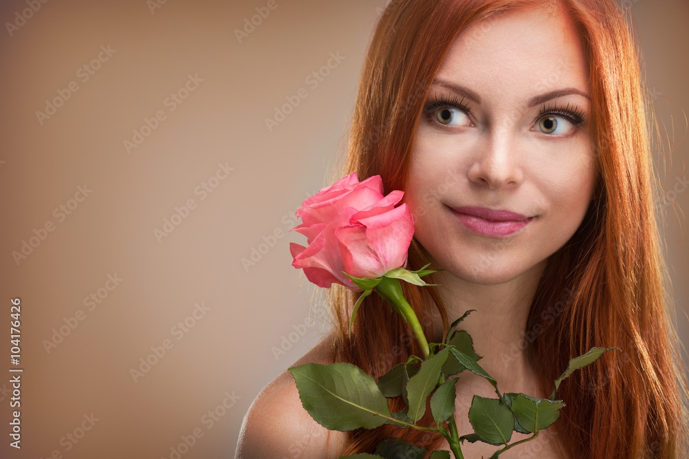 young red-haired girl