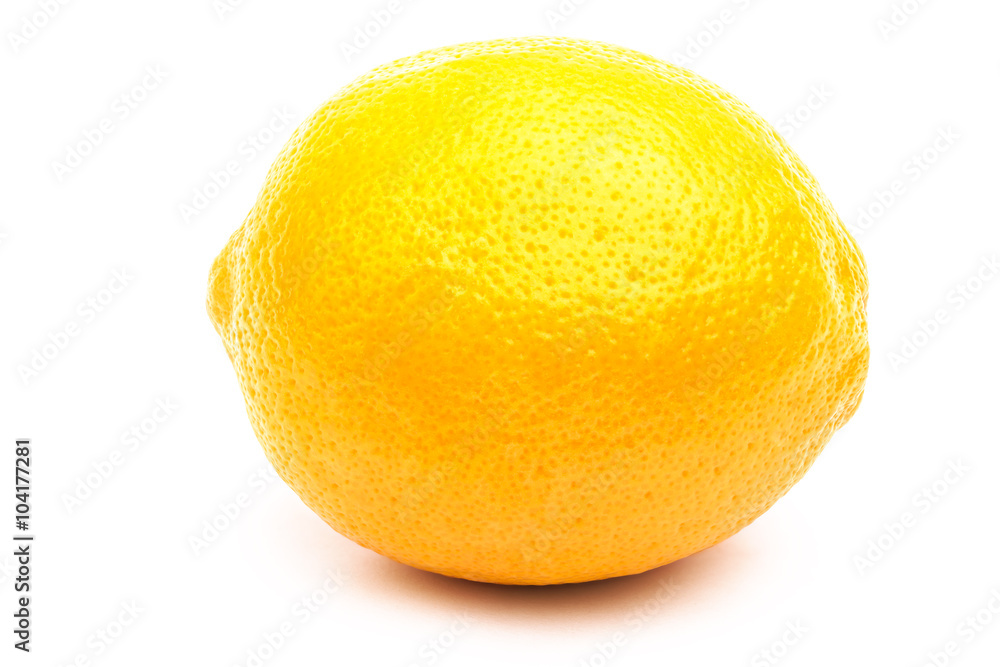 Fresh lemon isolated on the white background with clipping path Fresh lemon isolated on the white background with clipping path