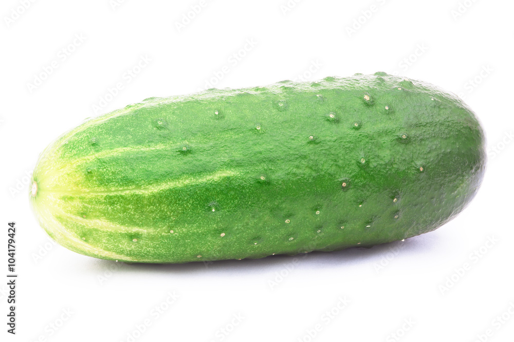 Cucumber isolated on the white background with clipping path Cucumber isolated on the white background with clipping path