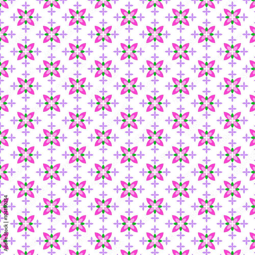 Flower Seamless Pattern Flower Seamless Pattern