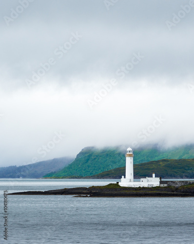 Portrait of Lismore lighthouse in Scotland photo