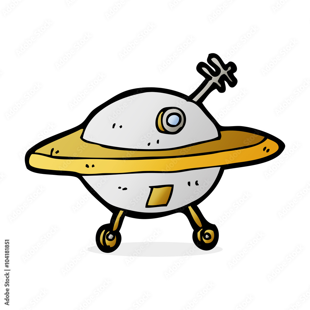 cartoon flying saucer cartoon flying saucer