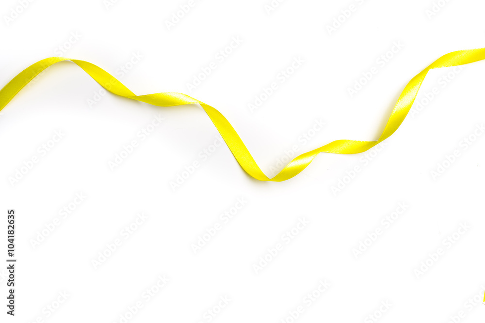 Bright ribbon isolated on white background Bright ribbon isolated on white background