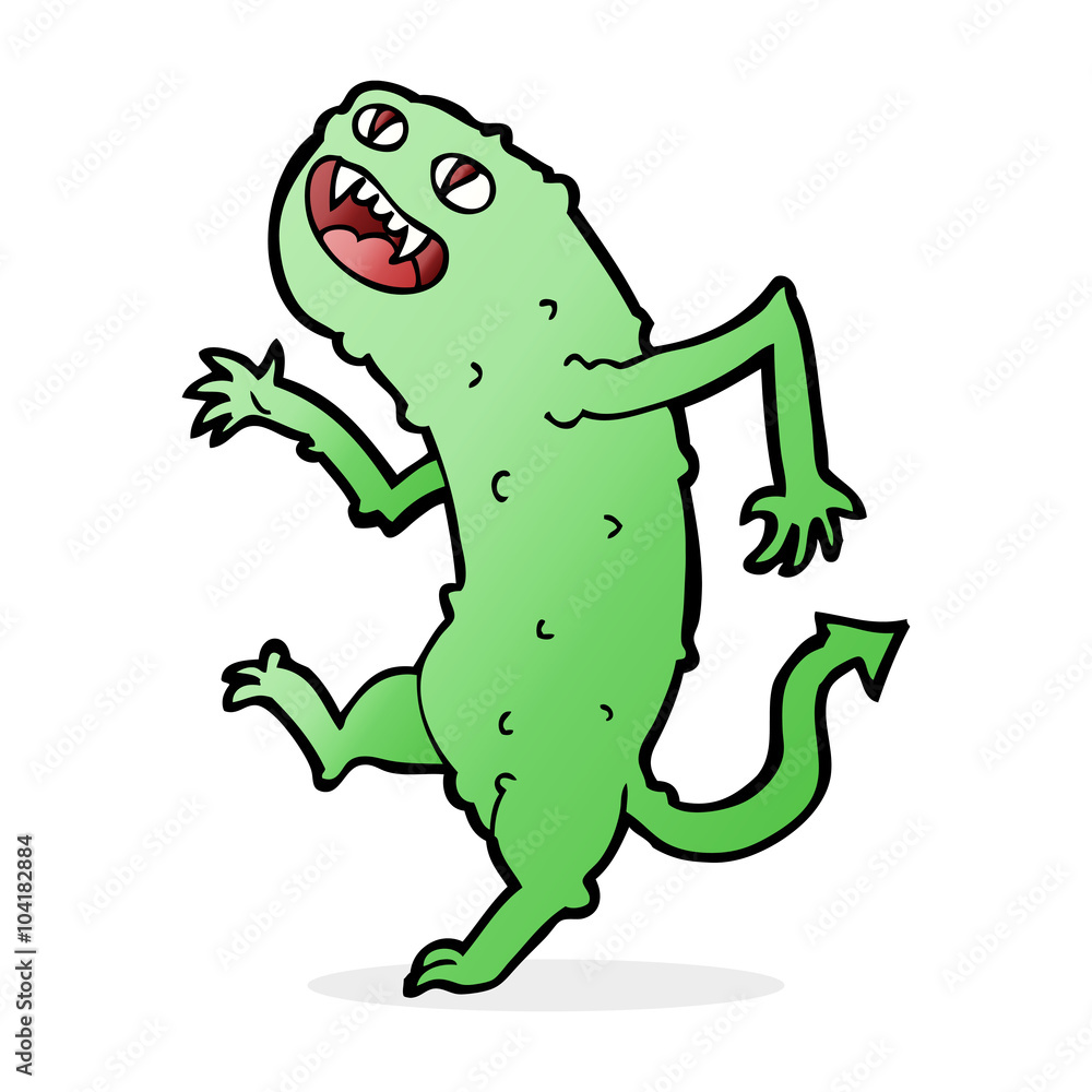 Obraz premium cartoon monster