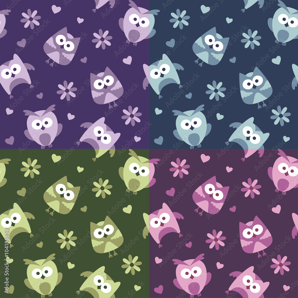 owls patterns owls patterns