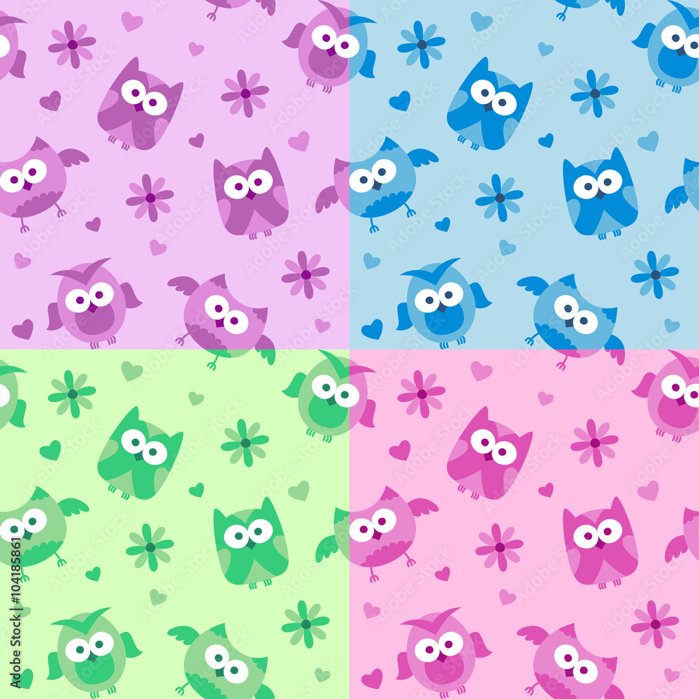 owls patterns owls patterns