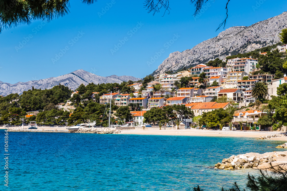 Brela Village,Beach And Biokovo - Makarska,Croatia
