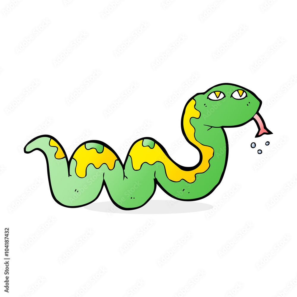 cartoon snake cartoon snake