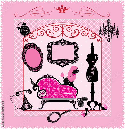 Princess Room - illustration for girls