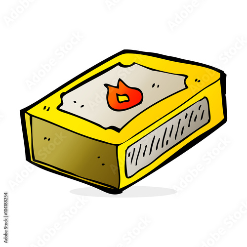 cartoon pack of matches