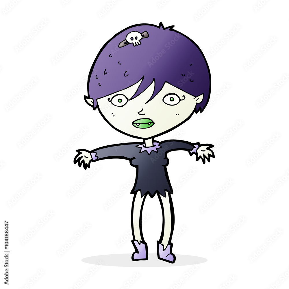 cartoon vampire girl cartoon vampire girl