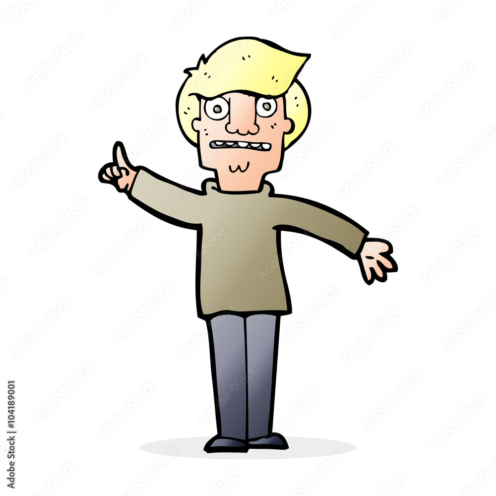 cartoon man asking question cartoon man asking question