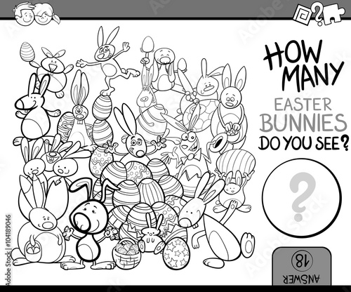 counting task coloring book