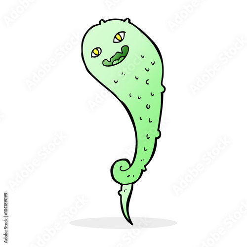 cartoon spooky ghost
