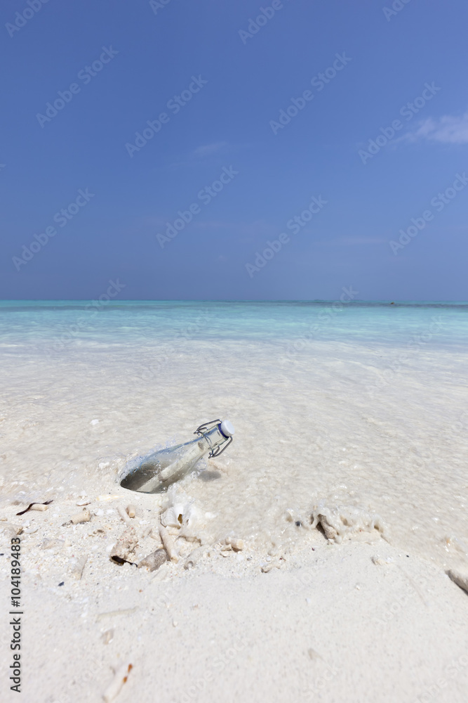 Obraz premium Flaschenpost