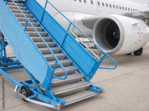 Foto Fluggasttreppe