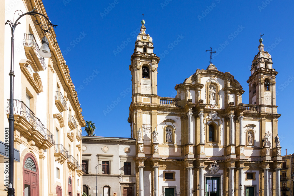 Palermo catholic church, Sicily, Italy