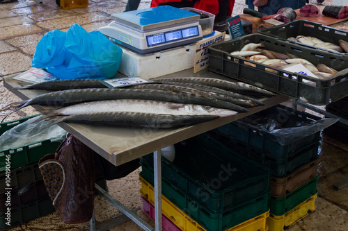 Fischmarkt in Split, Kroatien