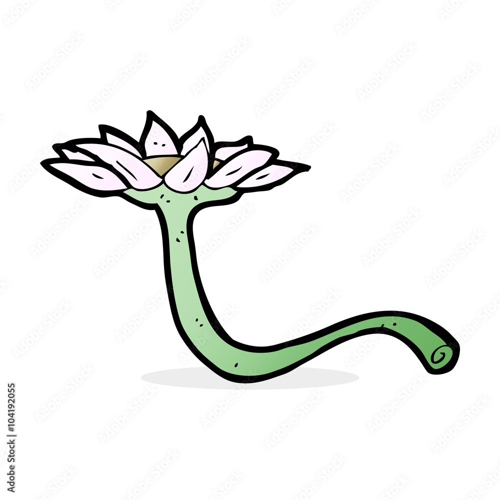 Obraz premium cartoon flower