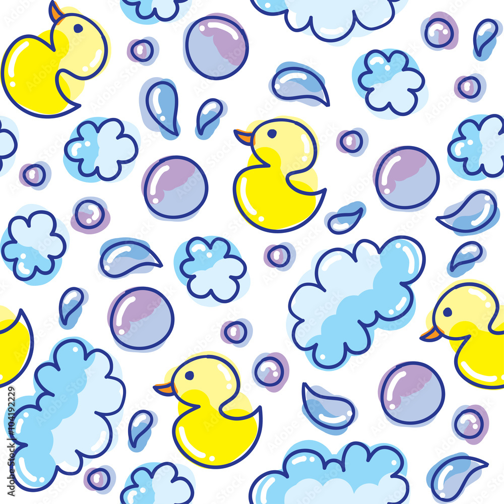 Naklejka premium wash pattern