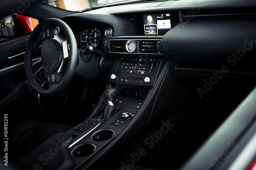 Car control panel close up © kuznechik42