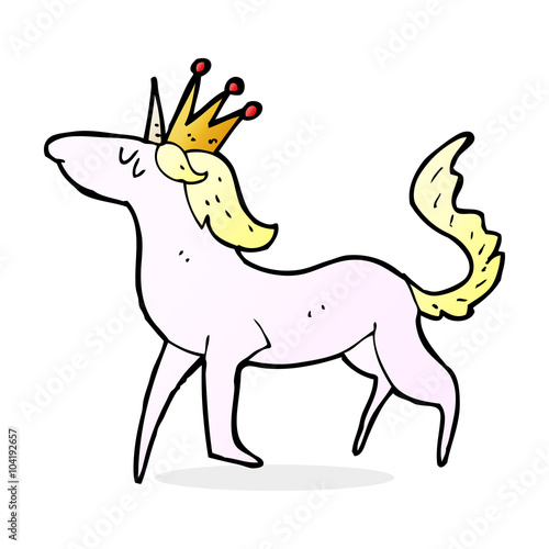 cartoon unicorn