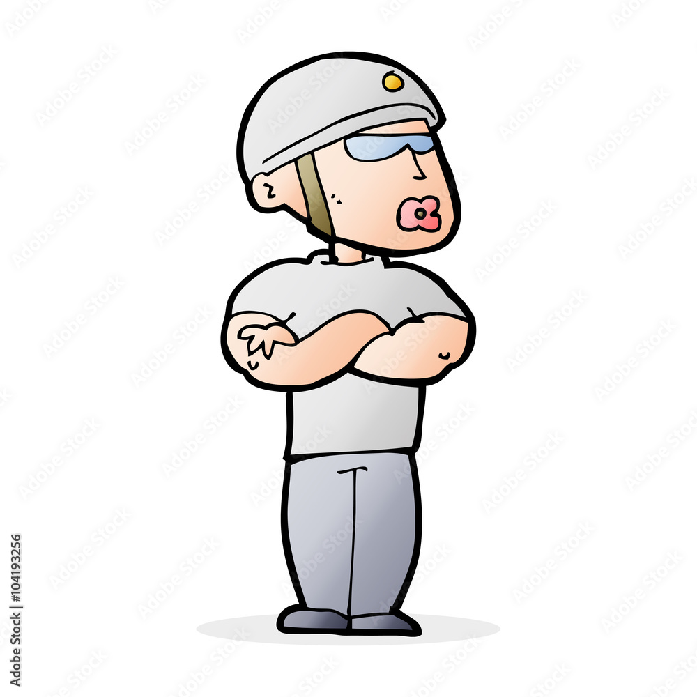 cartoon security guard cartoon security guard
