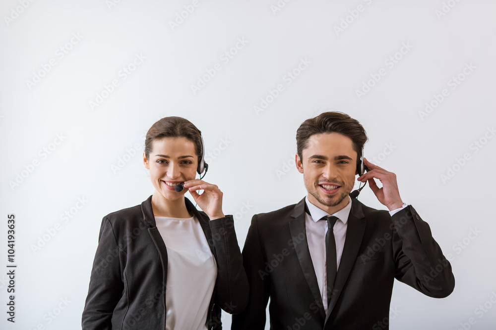Attractive business people Attractive business people