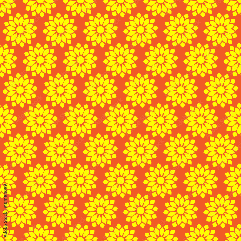Cute seamless pattern of sun. Doodle hand drawn style .