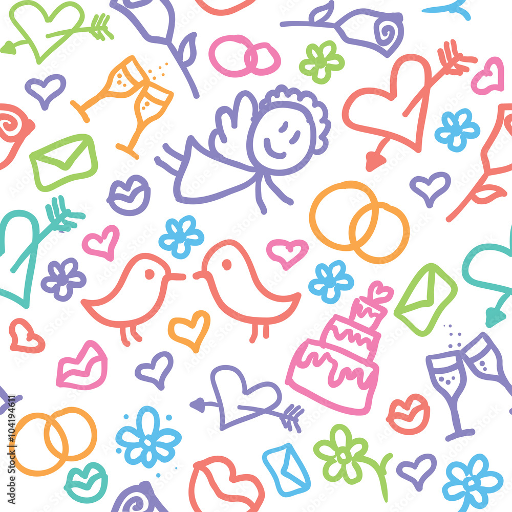 wedding seamless pattern wedding seamless pattern