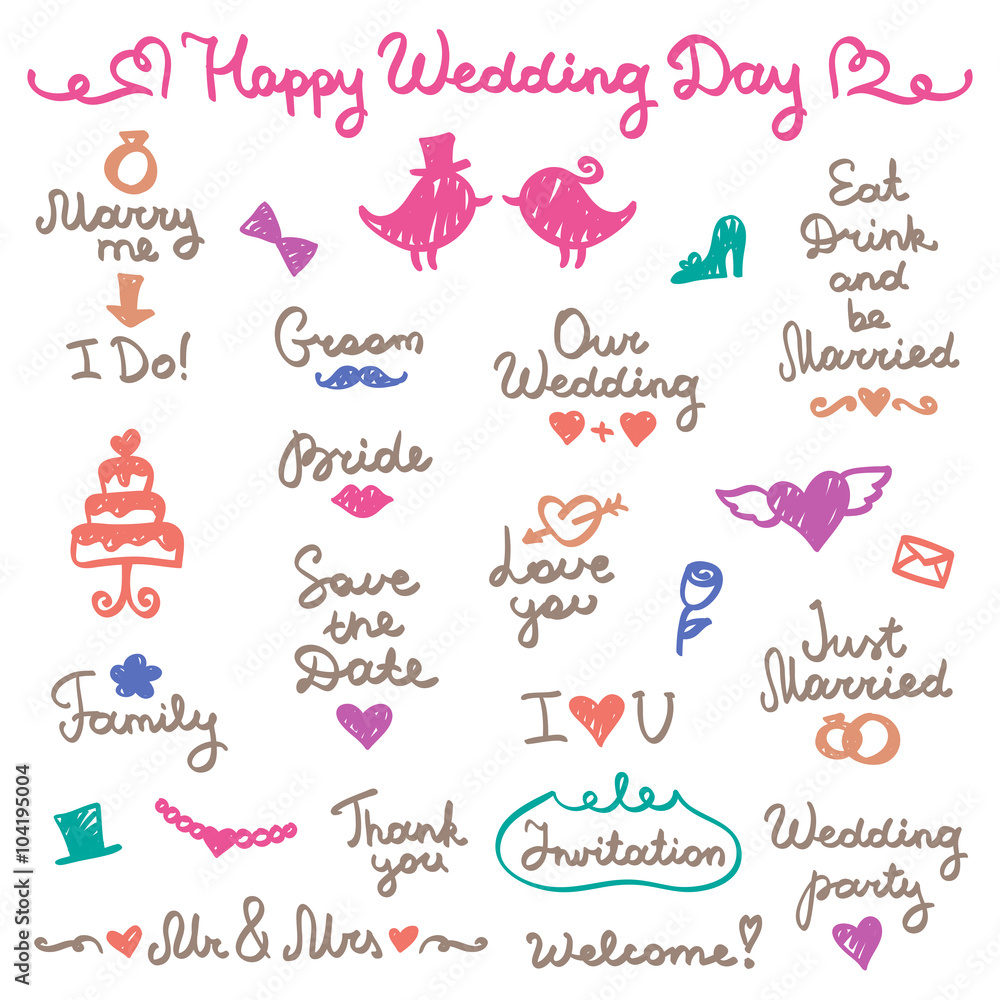 wedding letterings wedding letterings