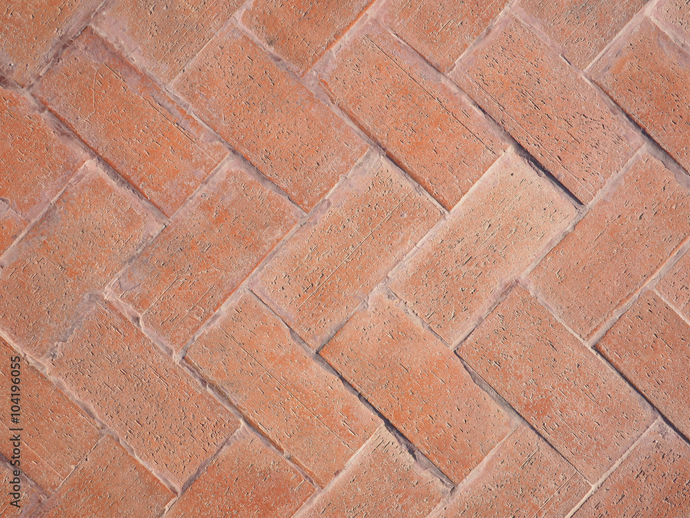 Brick floor for background Brick floor for background