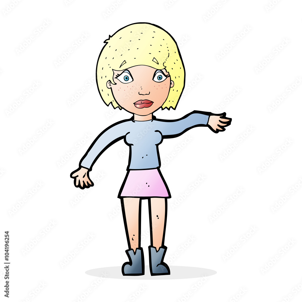 cartoon surprised woman cartoon surprised woman