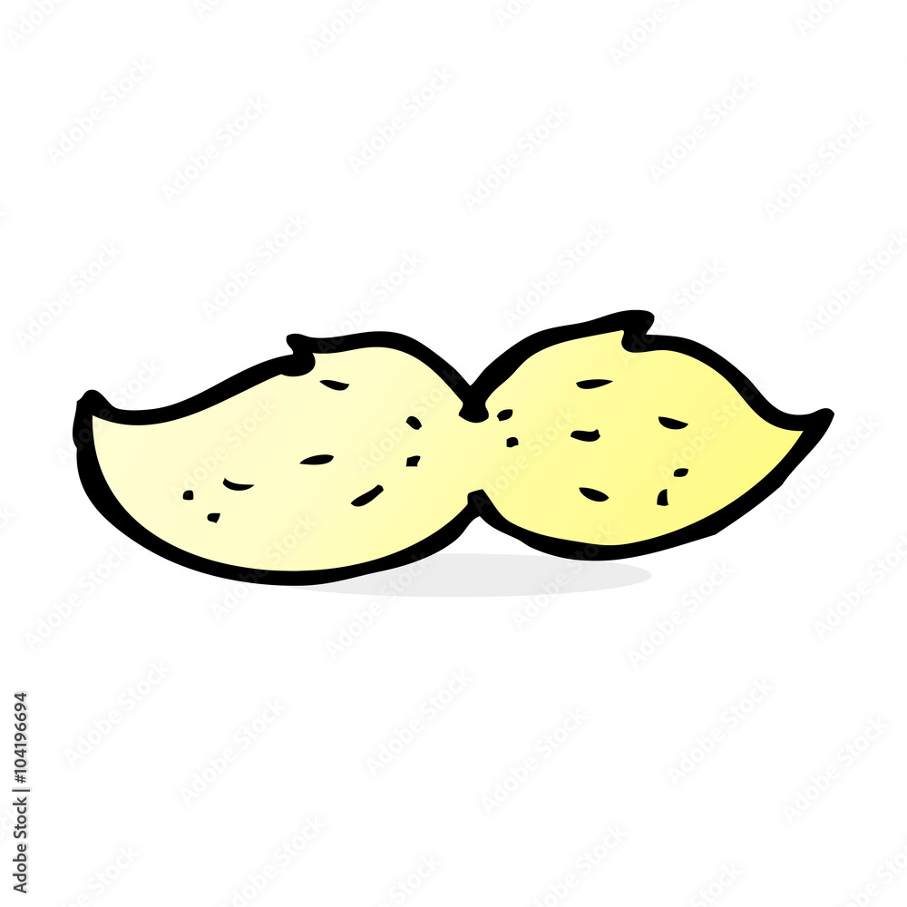 cartoon mustache