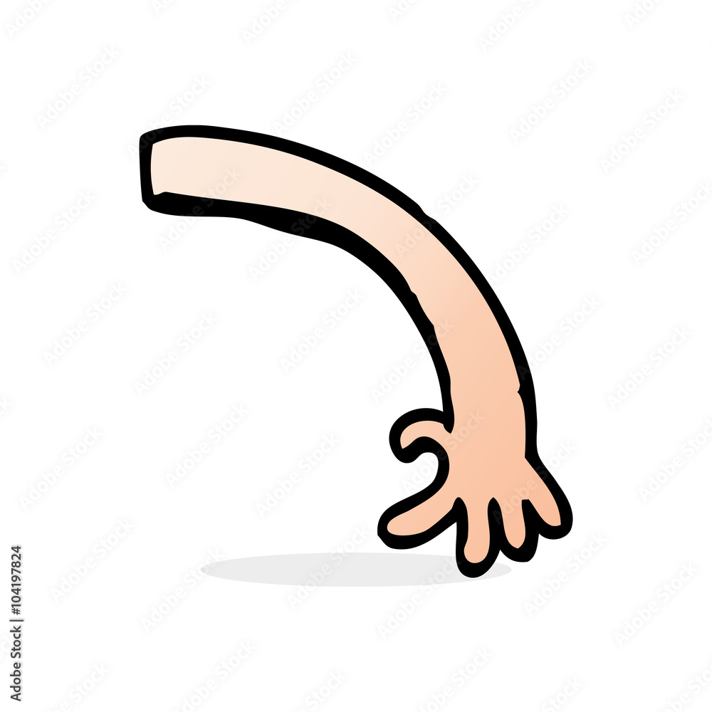 cartoon arm
