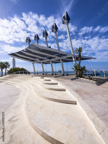 Aussichtsplattform bei Los Lanos, Urb. Centro International, Andalusien, Spanien, Europa photo