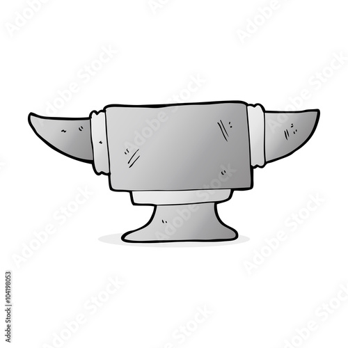 cartoon blacksmith anvil