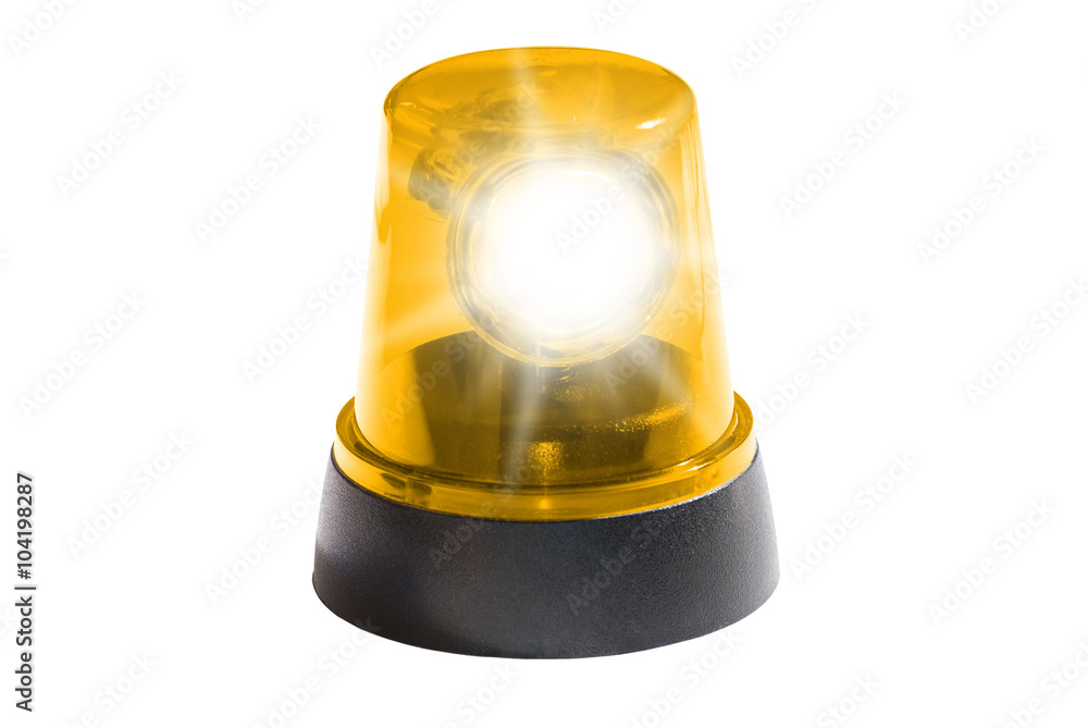 Gelbes Licht Alarm Sirene, Einsatz Stock | Adobe Stock