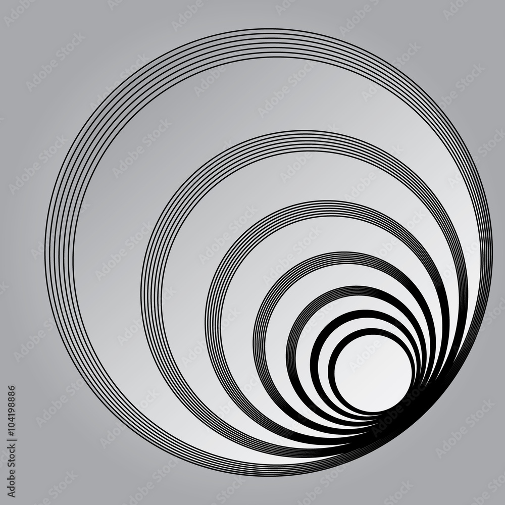 Fototapeta premium deep inside the spiral staircase