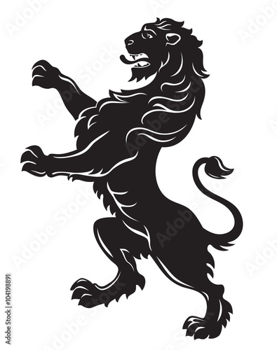 Heraldic lion