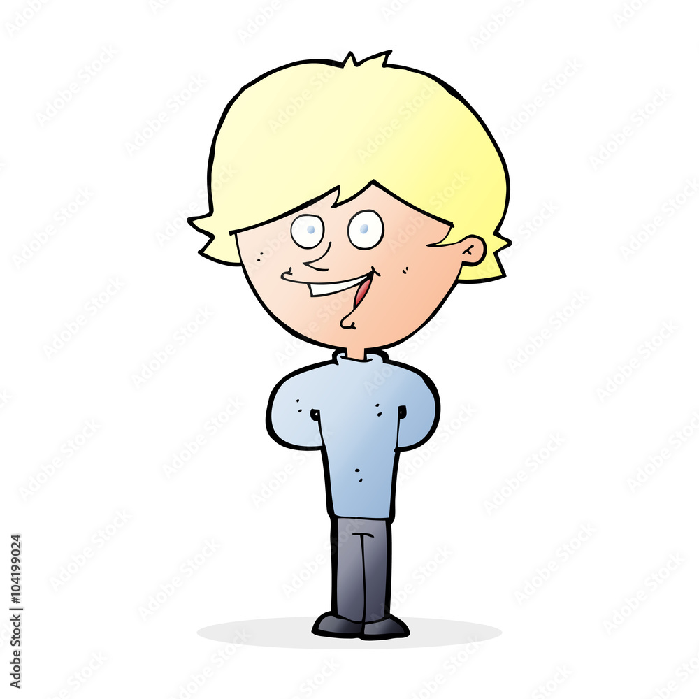 cartoon happy boy cartoon happy boy