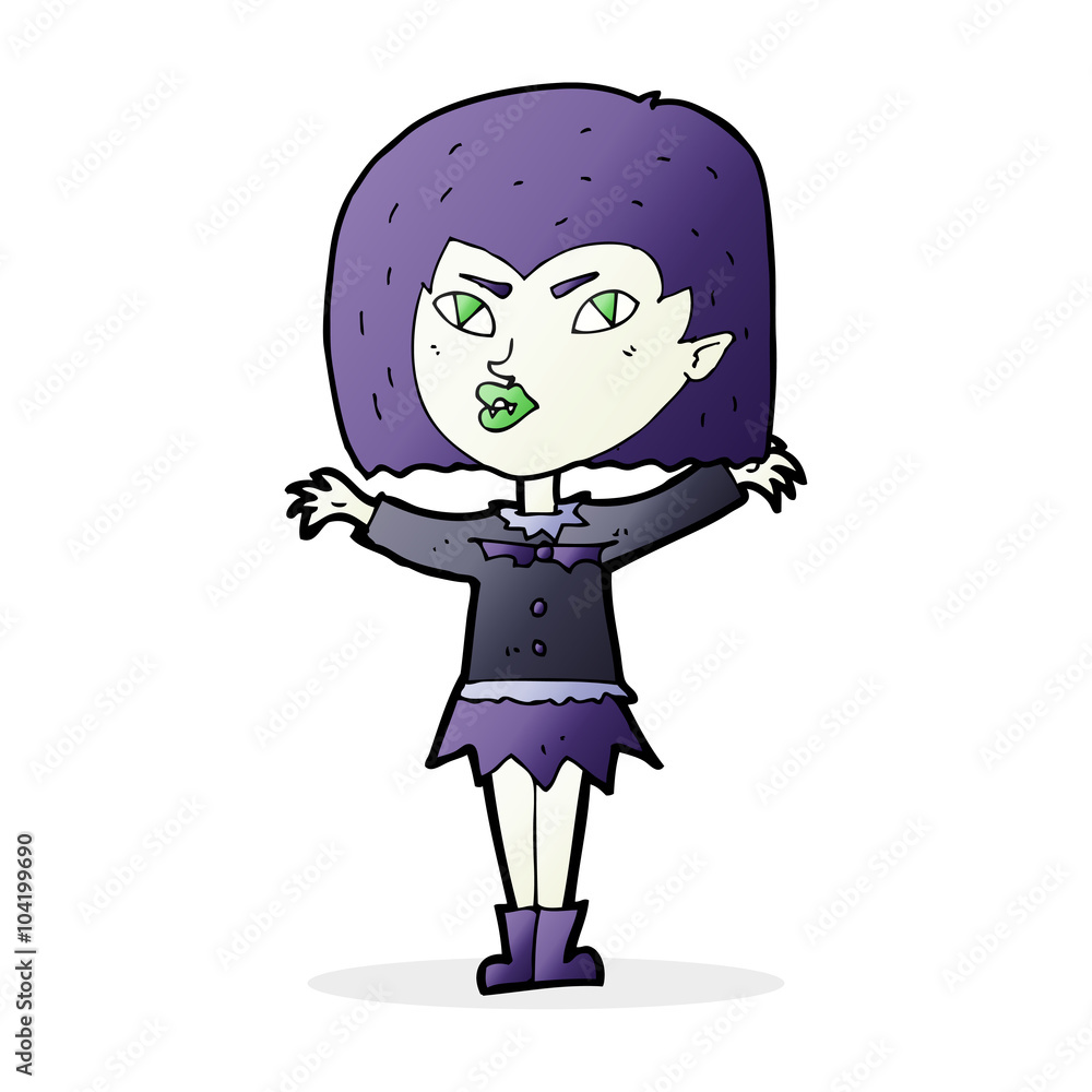 cartoon vampire girl cartoon vampire girl