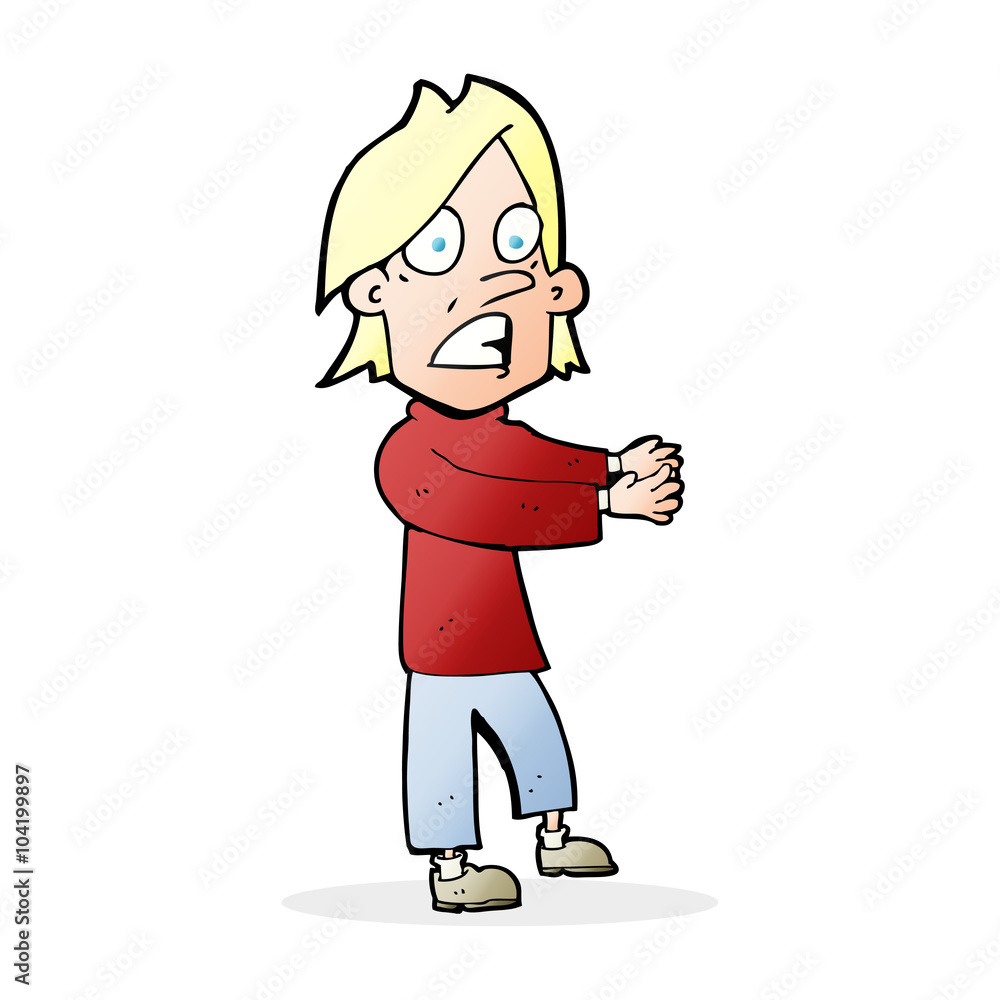 cartoon shocked man cartoon shocked man
