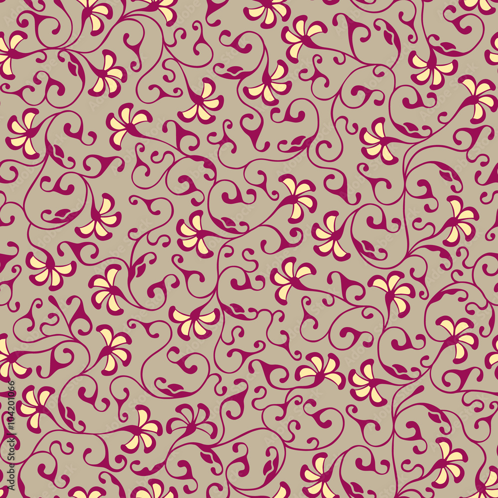 Floral seamless lace. Vector pattern Floral seamless lace. Vector pattern