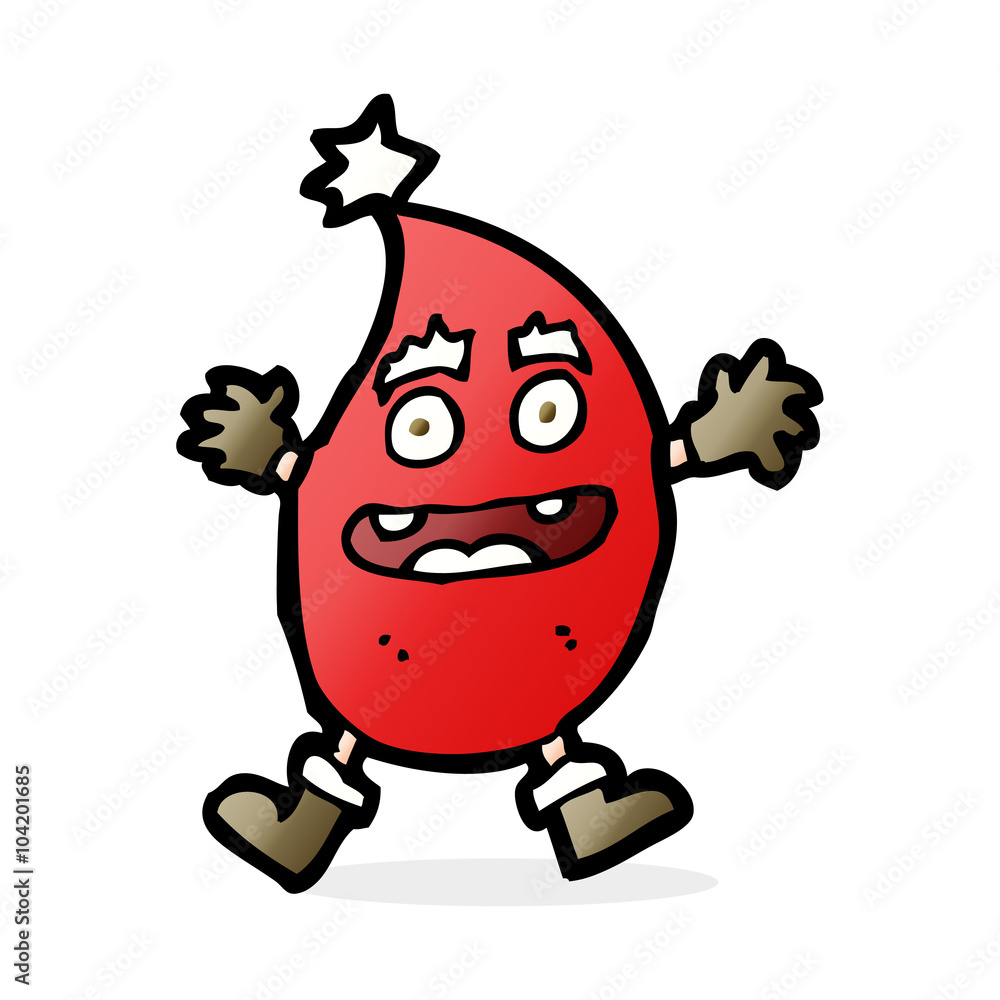 cartoon funny christmas creature cartoon funny christmas creature