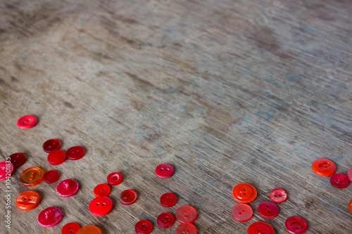 Lot red buttons