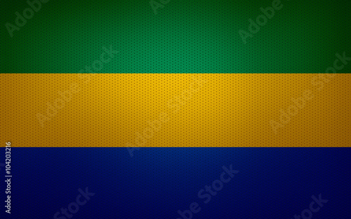 Closeup of Gabon flag Free Download Closeup of Gabon flag - GFXLoad